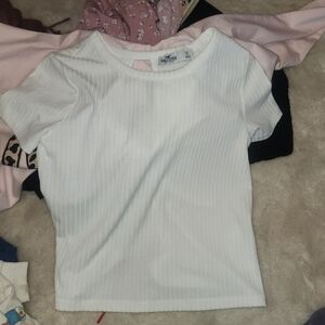 Hollister shirt white